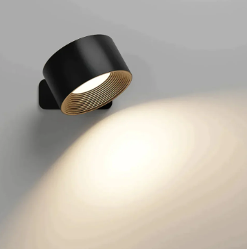 Lámpara led de pared recargable 360°